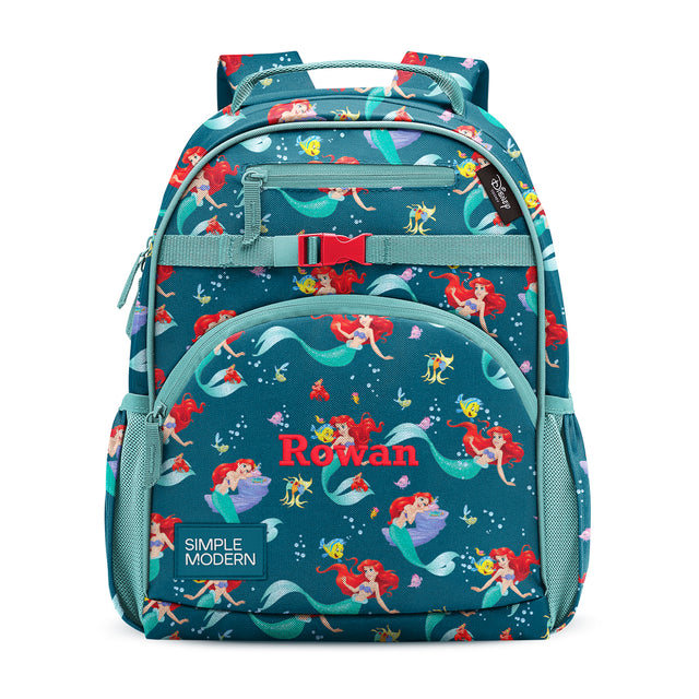 Simple Modern children's backpack in teal with underwater mermaid design, personalized with Simple Modern children's backpack in teal with underwater mermaid design, personalized with