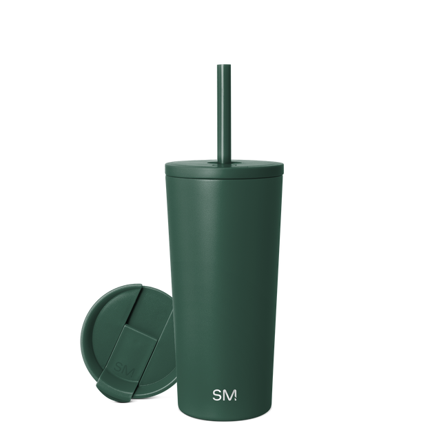 Deep forest green matte finish product on white background Deep forest green matte finish product on white background