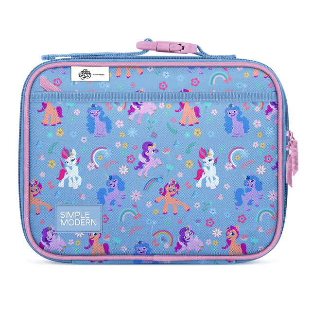 Periwinkle blue backpack with hot pink and mauve accents, featuring vibrant magenta interior lining details. Periwinkle blue backpack with hot pink and mauve accents, featuring vibrant magenta interior lining details.