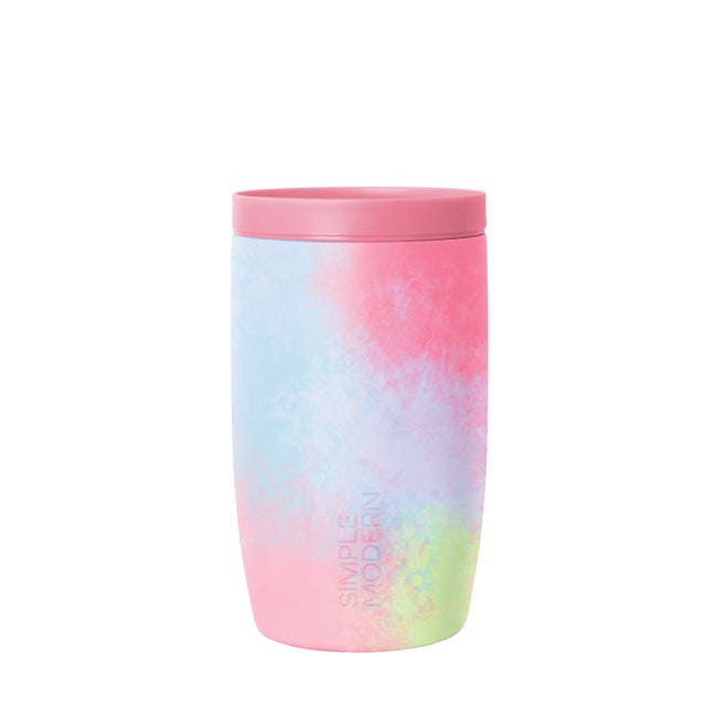 Pastel gradient tumbler with soft blue upper left transitioning to pink across the top and right side Pastel gradient tumbler with soft blue upper left transitioning to pink across the top and right side