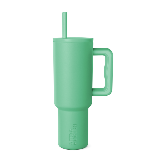 Soft sage green tumbler with clean background, modern muted celadon color throughout, calming aesthetic design Soft sage green tumbler with clean background, modern muted celadon color throughout, calming aesthetic design