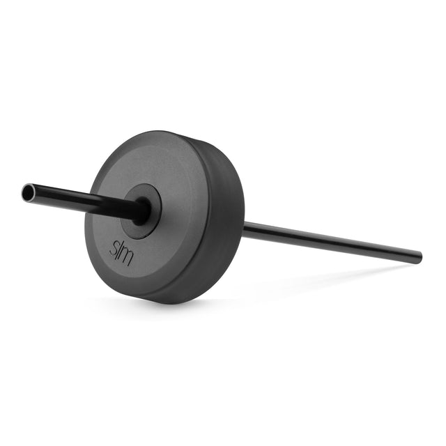 Charcoal gray domed straw lid with matte finish and black rigid straw, shown on white background Charcoal gray domed straw lid with matte finish and black rigid straw, shown on white background