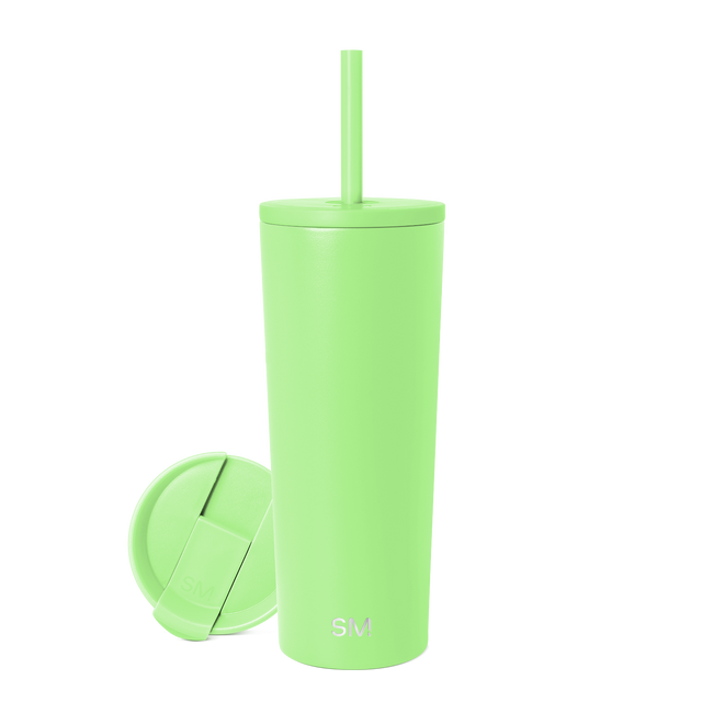 Bright lime green baja-style garment on white background