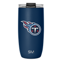 NFL Voyager Tumbler with Clear Flip Lid & Straw
