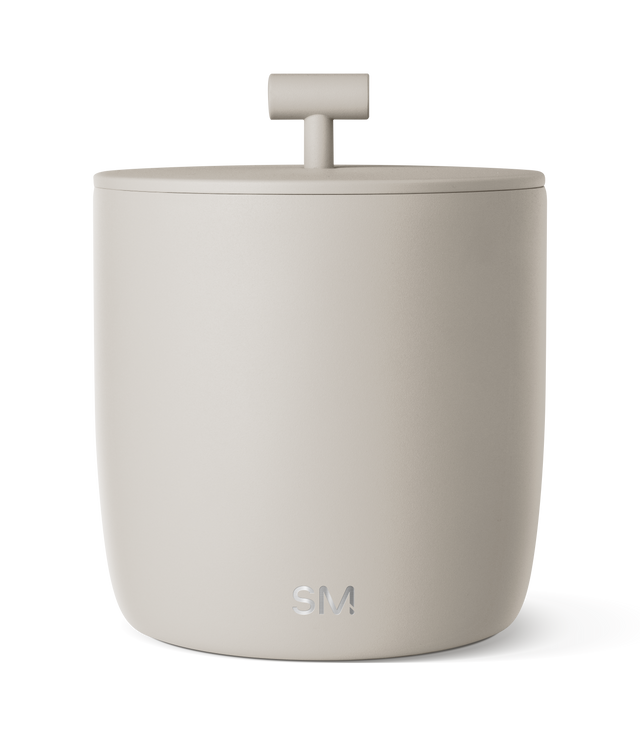 Beige ICE-100-ALB-M product shown in neutral taupe tone against white background with subtle shadow and gradient effect