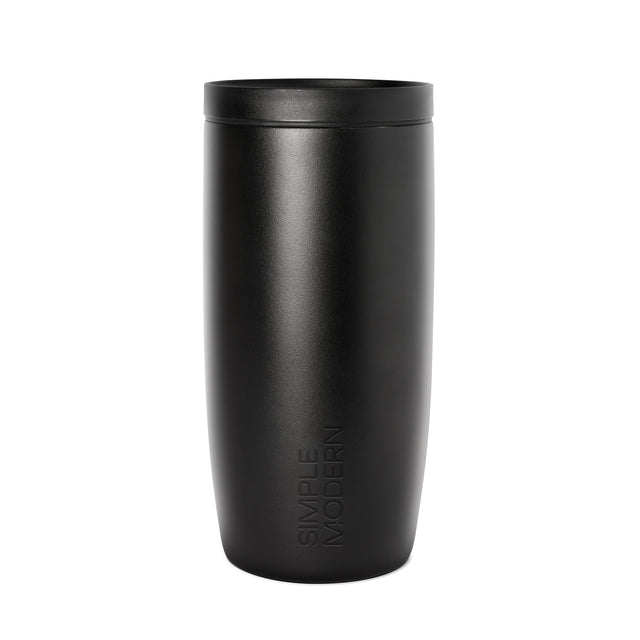 Deep matte black SIG-HRV-360-16-MB-M vessel with cylindrical design, photographed against white background for product display.